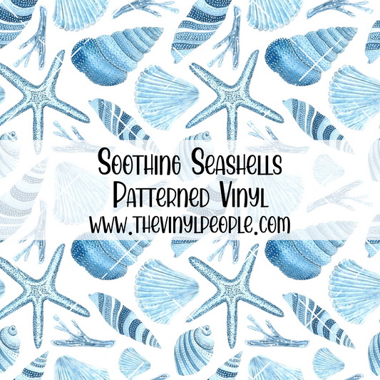 Soothing Seashells Patterned Vinyl