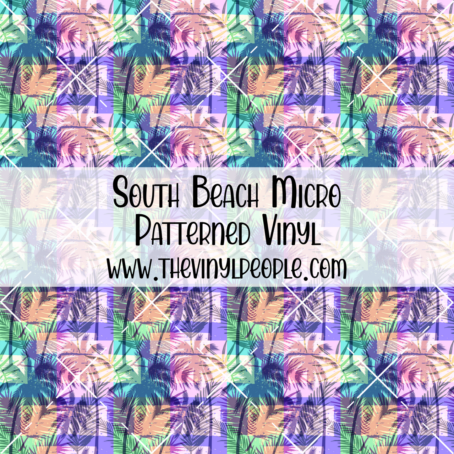 South Beach Patterned Vinyl