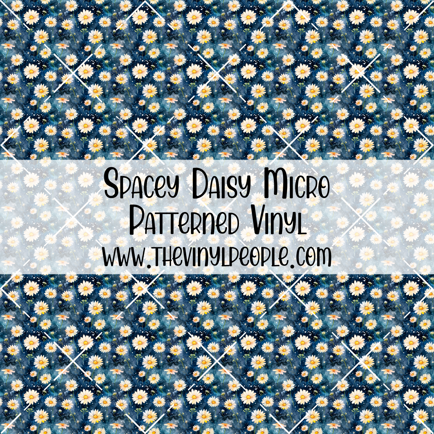 Spacey Daisy Patterned Vinyl