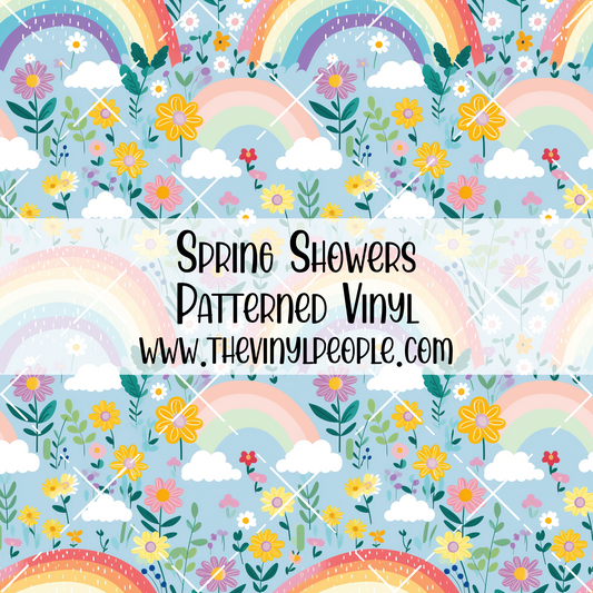 Spring Showers Patterned Vinyl