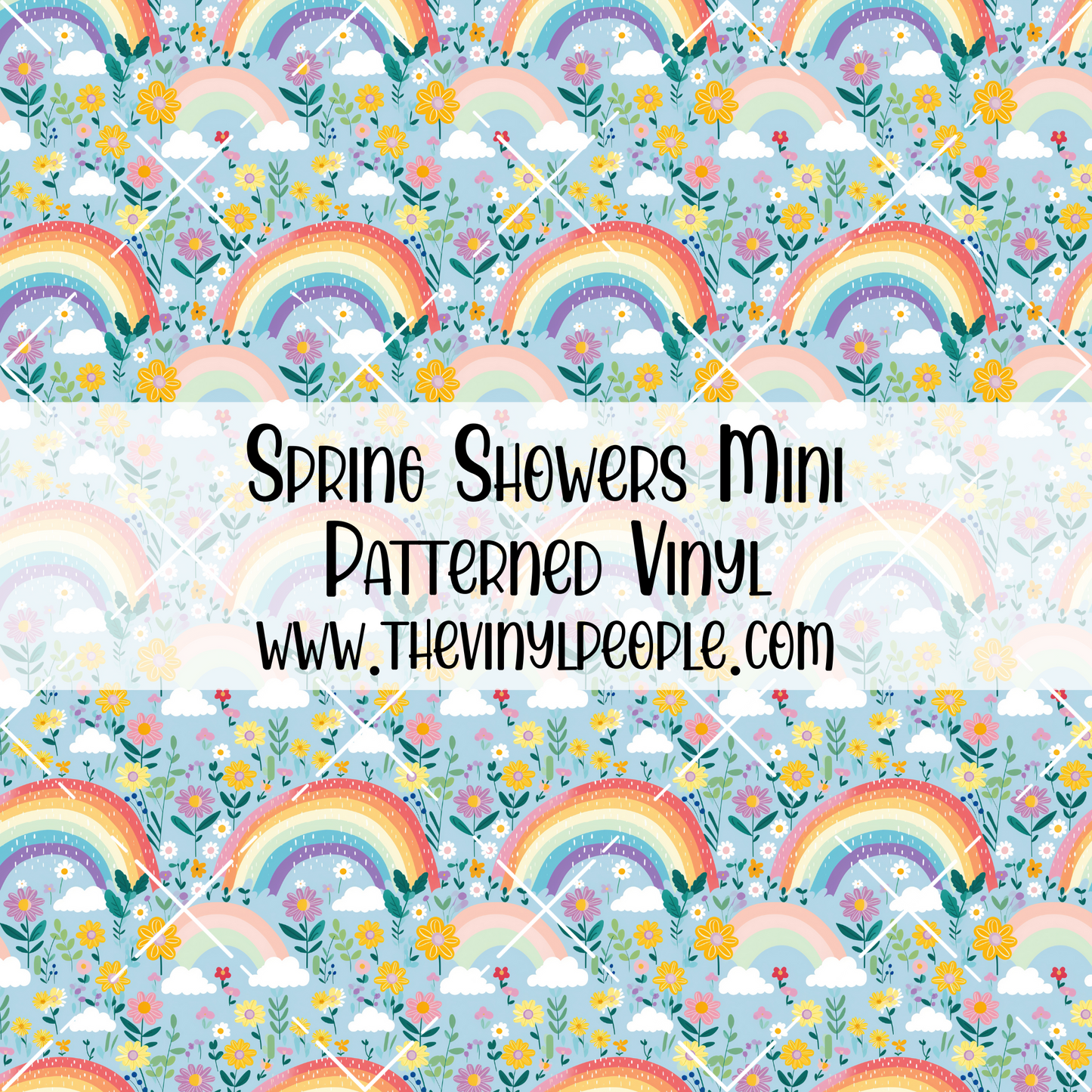 Spring Showers Patterned Vinyl