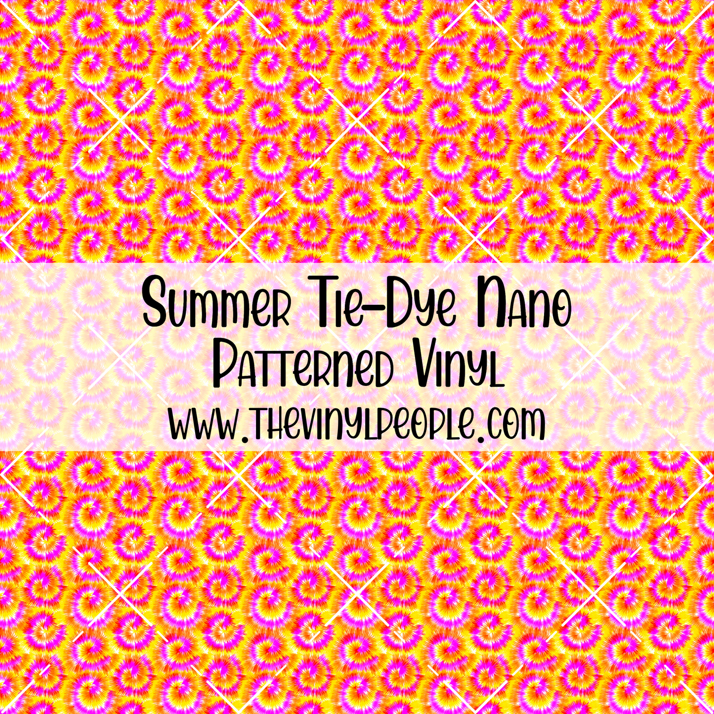 Summer Tie-Dye Patterned Vinyl