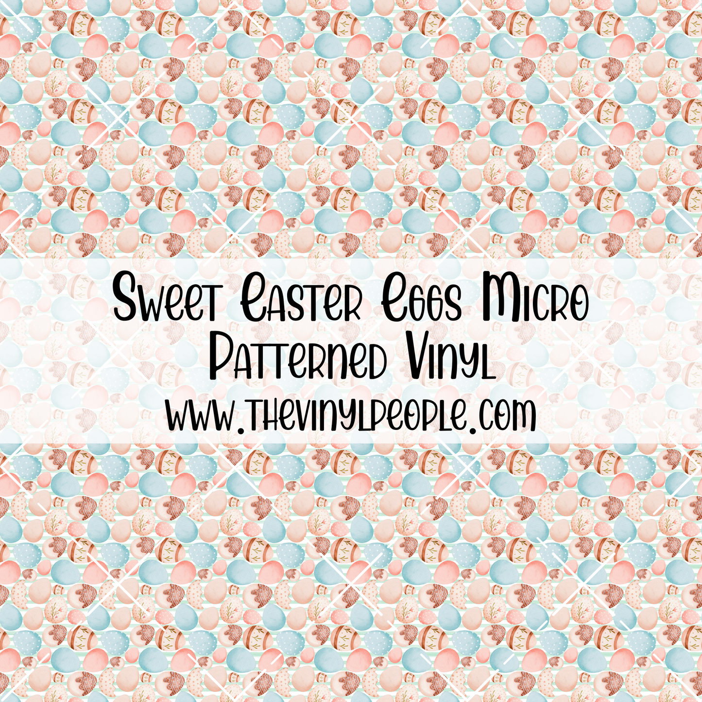 Sweet Easter Eggs Patterned Vinyl