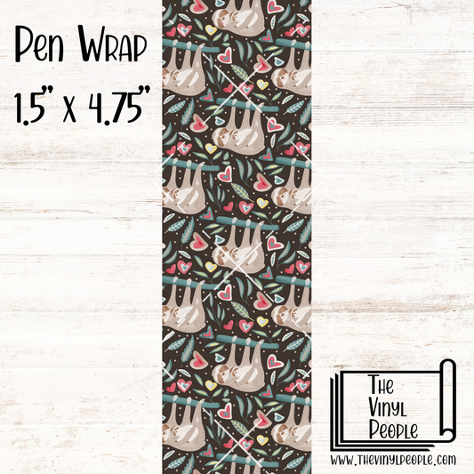Sweet Sloths Pen Wrap