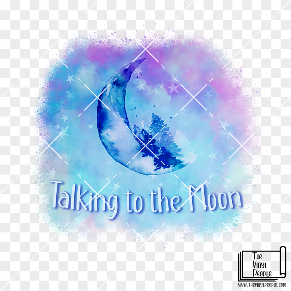 Talking to the Moon Vinyl Decal