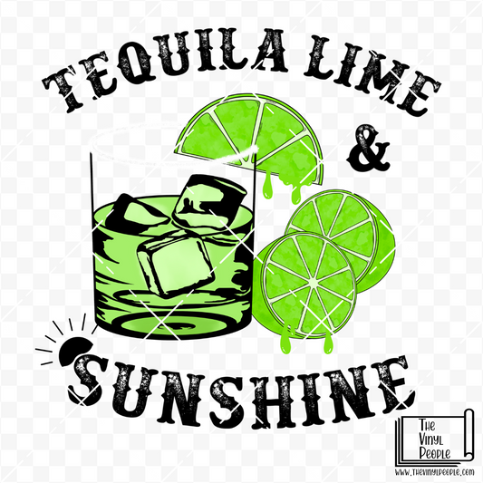 Tequila & Lime Vinyl Decal