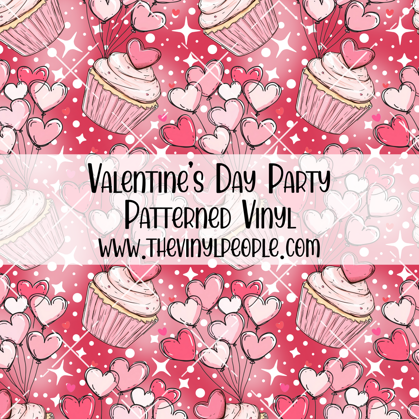 Valentine's Day Party Patterned Vinyl