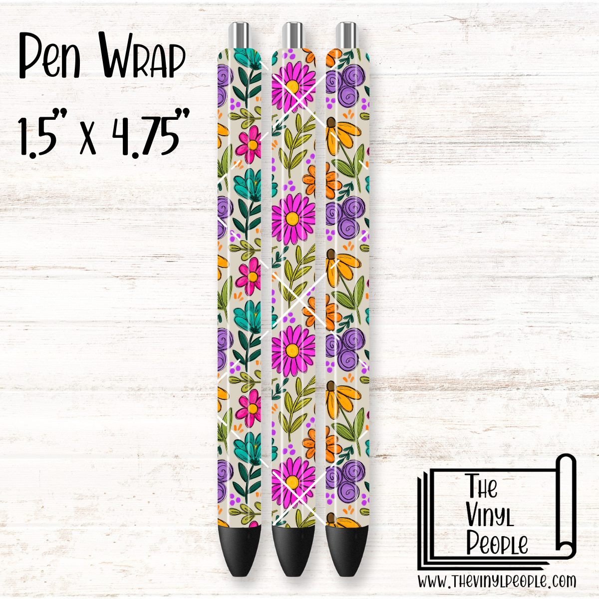 Wildflower Doodles Pen Wrap