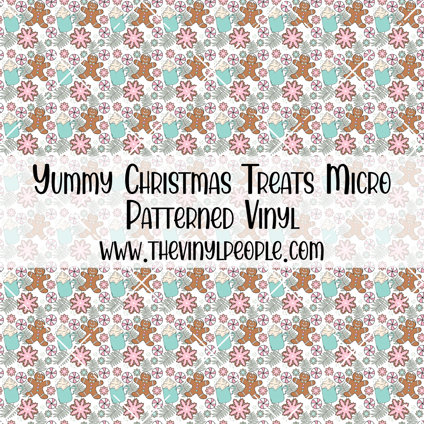 Yummy Christmas Treats Patterned Vinyl