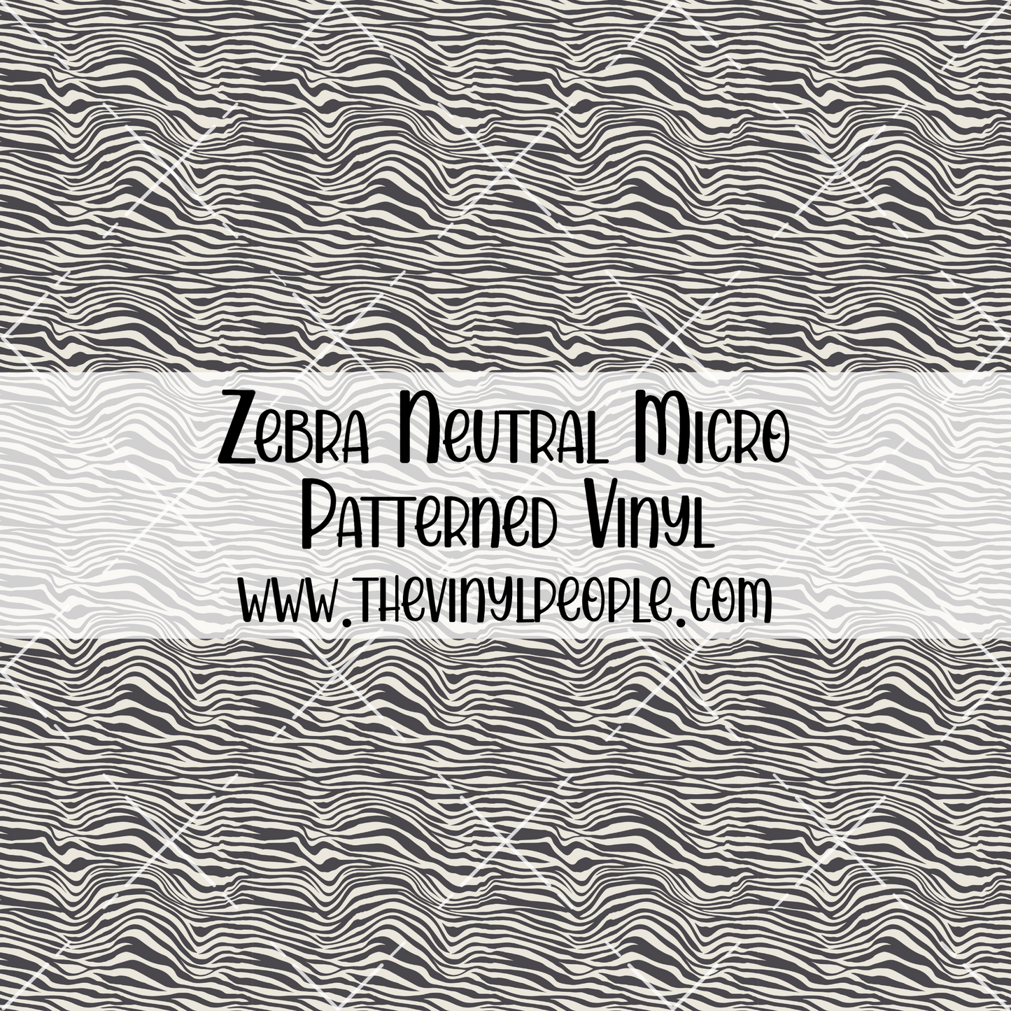 Zebra Neutral Patterned Vinyl