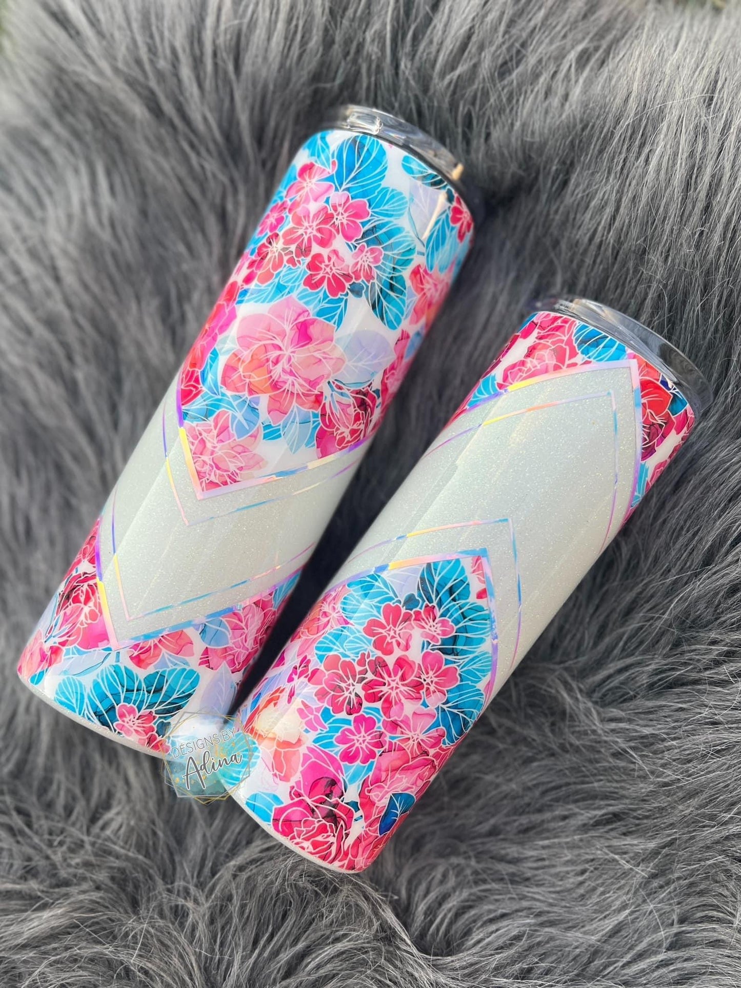 Oil Painted Floral Patterned Vinyl