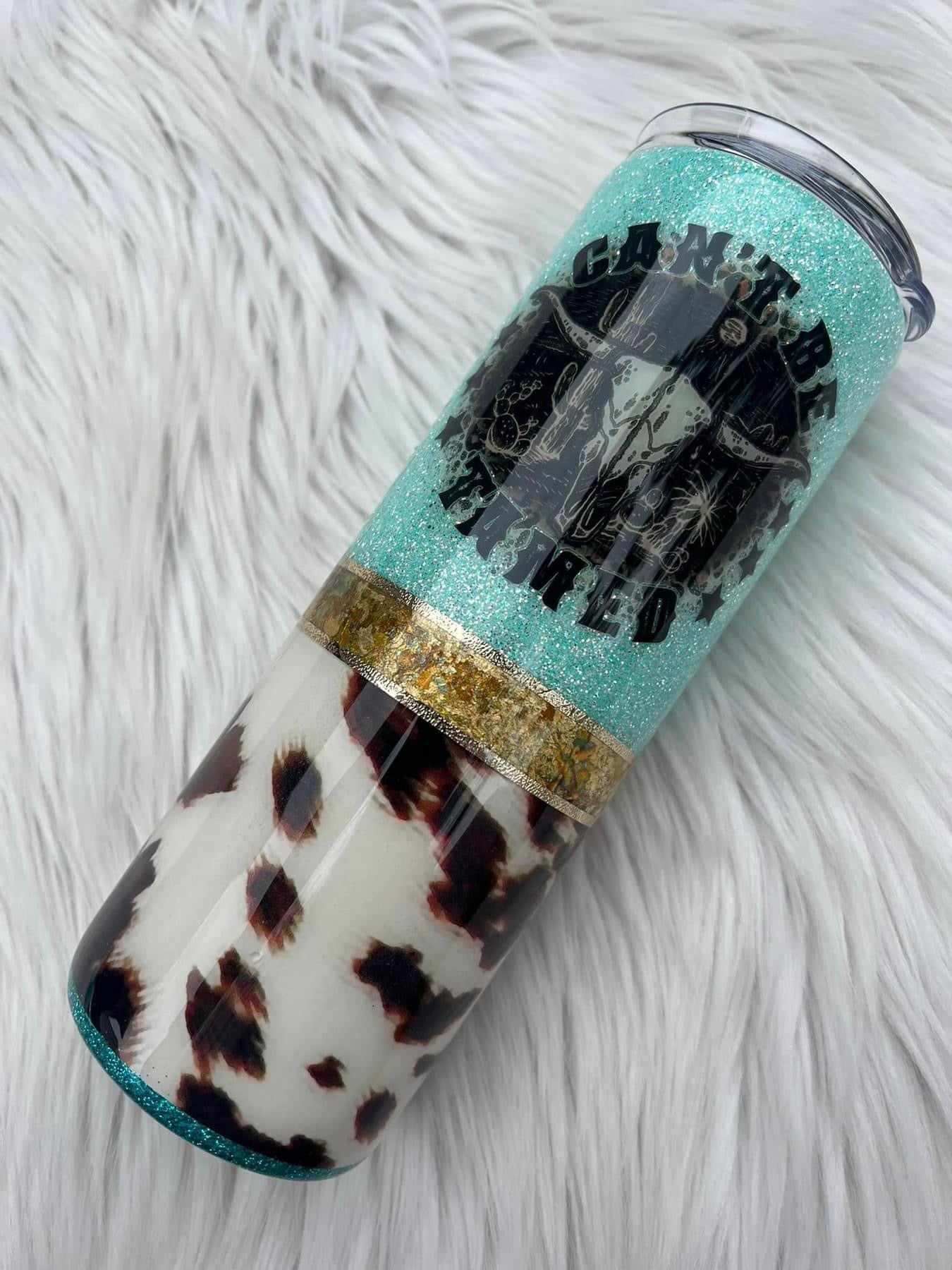 Brown Cowhide Patterned Vinyl