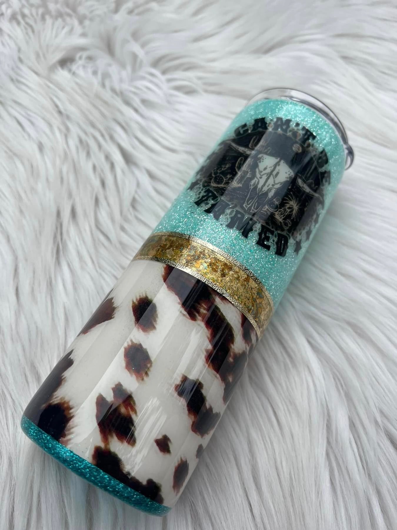 Brown Cowhide Patterned Vinyl