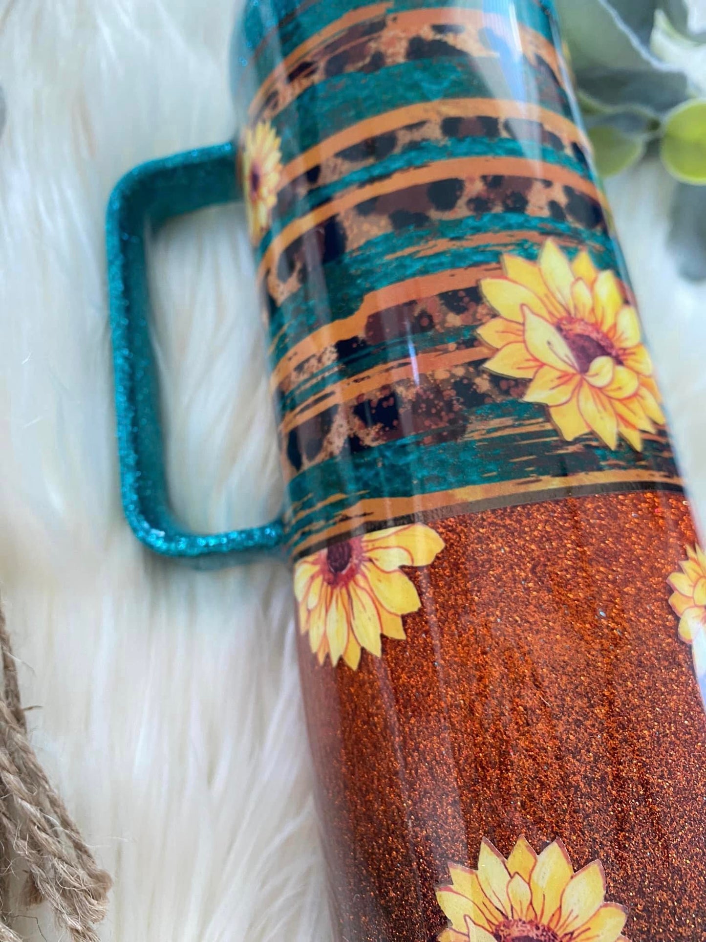 Leopard & Leather Stripes Patterned Vinyl