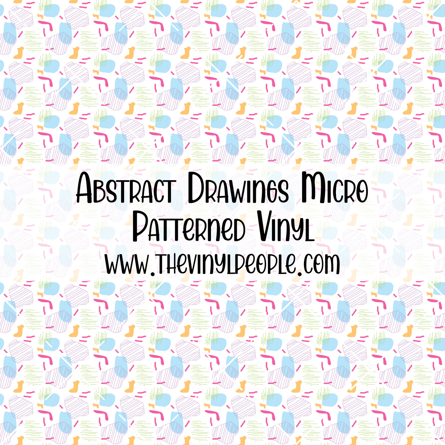 Abstract Drawings Patterned Vinyl