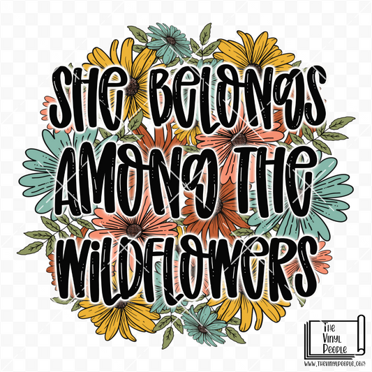 Among the Wildflowers Vinyl Decal