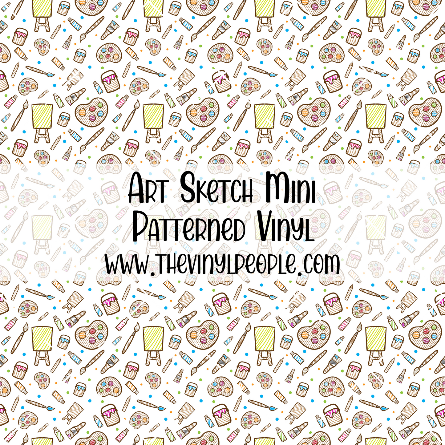 Art Sketch Patterned Vinyl