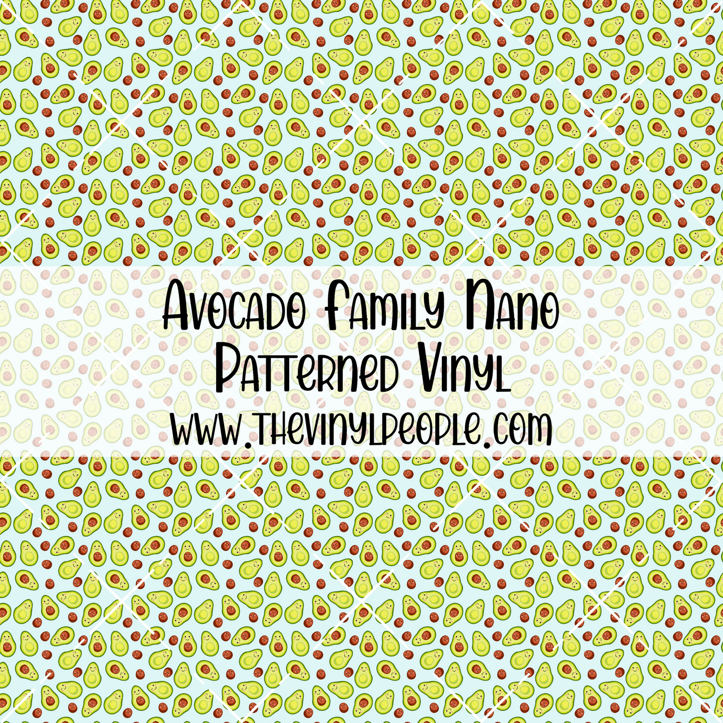 Avocado Family Patterned Vinyl