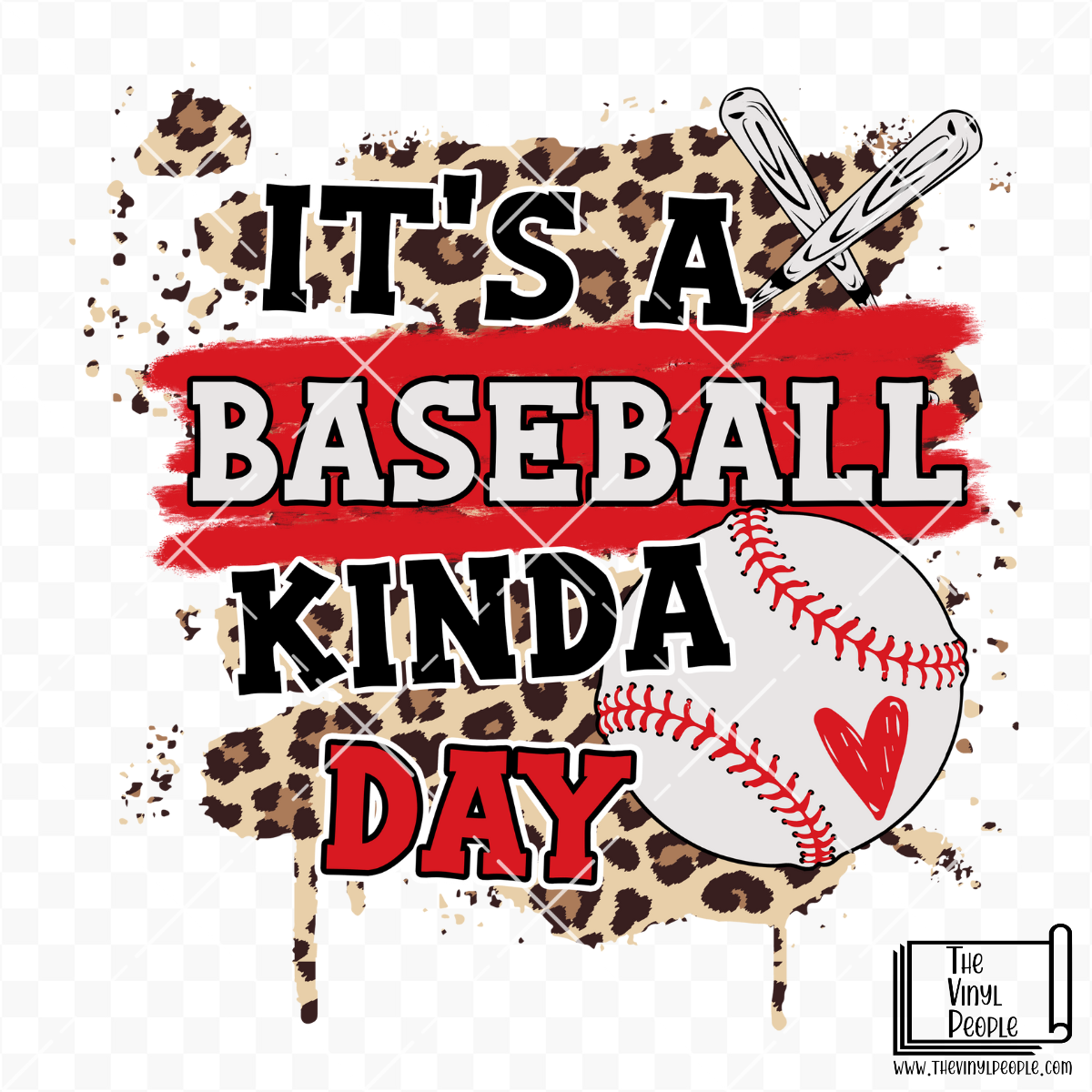 Baseball Kinda Day Vinyl Decal