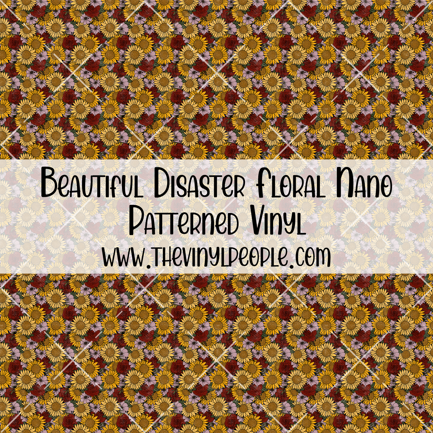 Beautiful Disaster Floral Patterned Vinyl