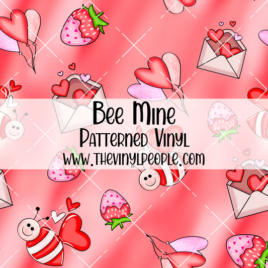 Bee Mine Patterned Vinyl