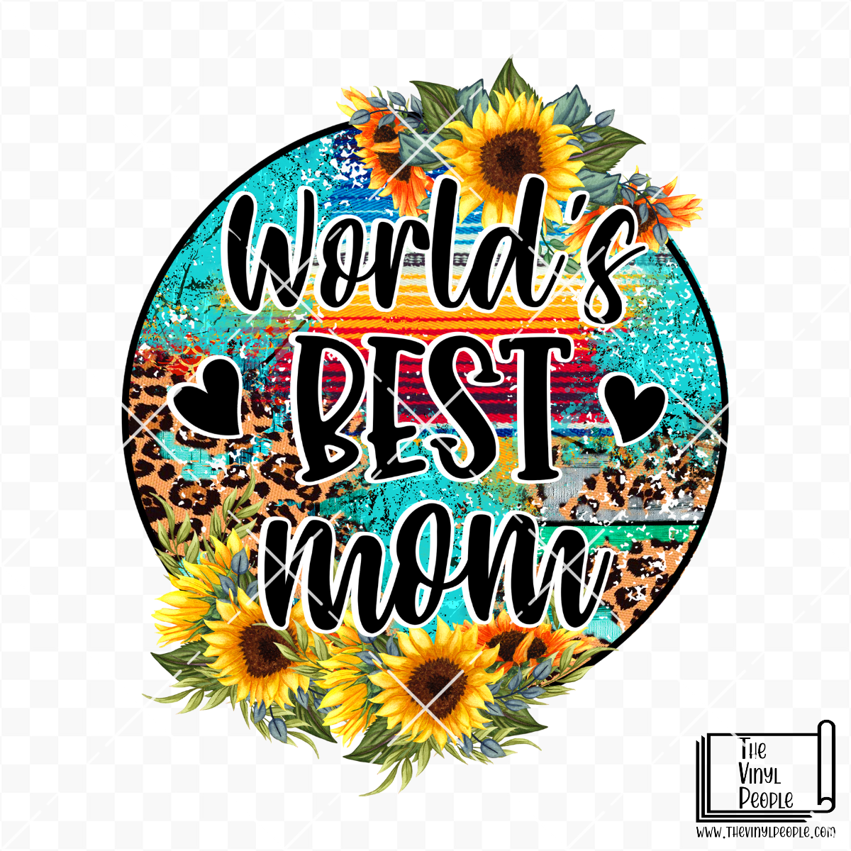 Best Mom Country Chic Vinyl Decal