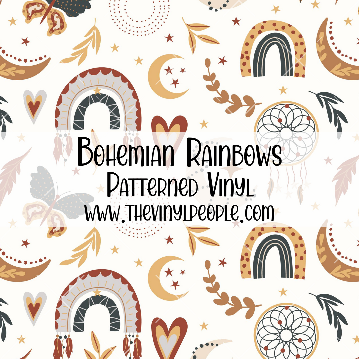 Bohemian Rainbows Patterned Vinyl