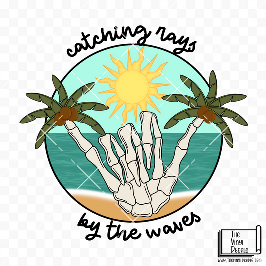 Catching Rays & Waves Vinyl Decal