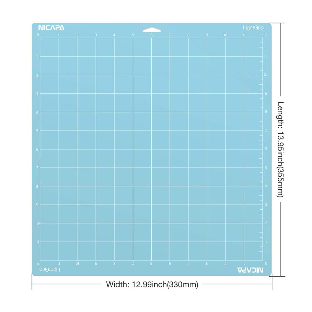 NICAPA 12x12 Cricut Cutting Mat - LIGHT GRIP