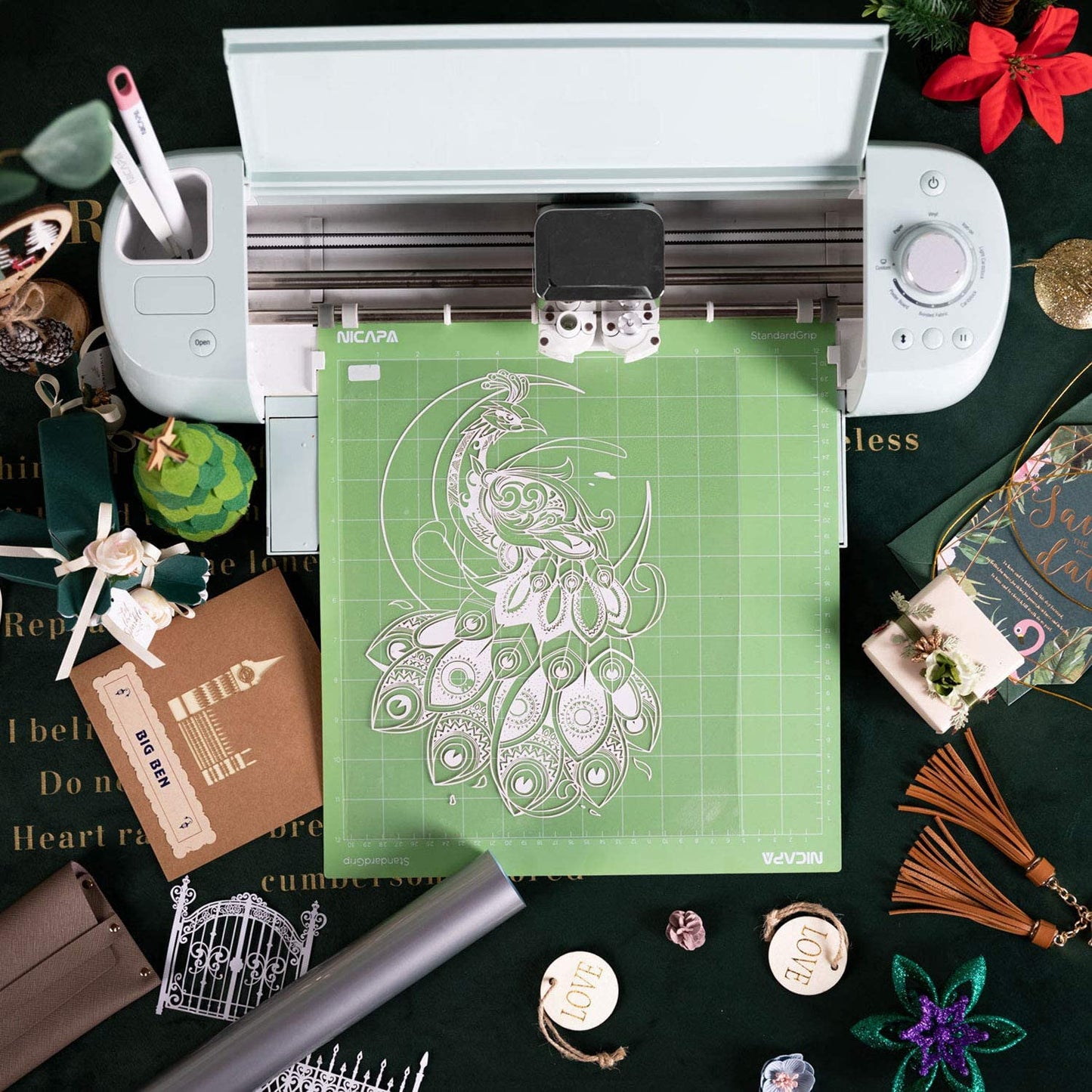 NICAPA 12x12 Cricut Cutting Mat - STANDARD GRIP