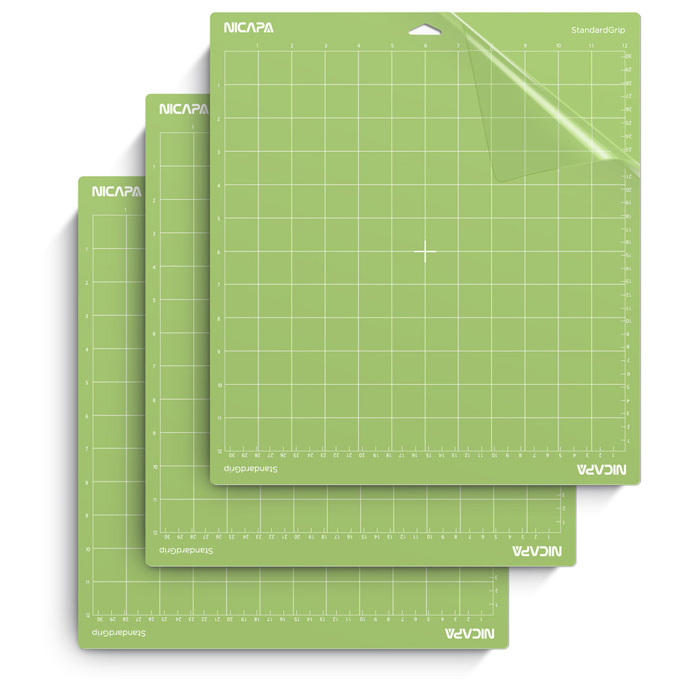 NICAPA 12x12 Cricut Cutting Mat - STANDARD GRIP