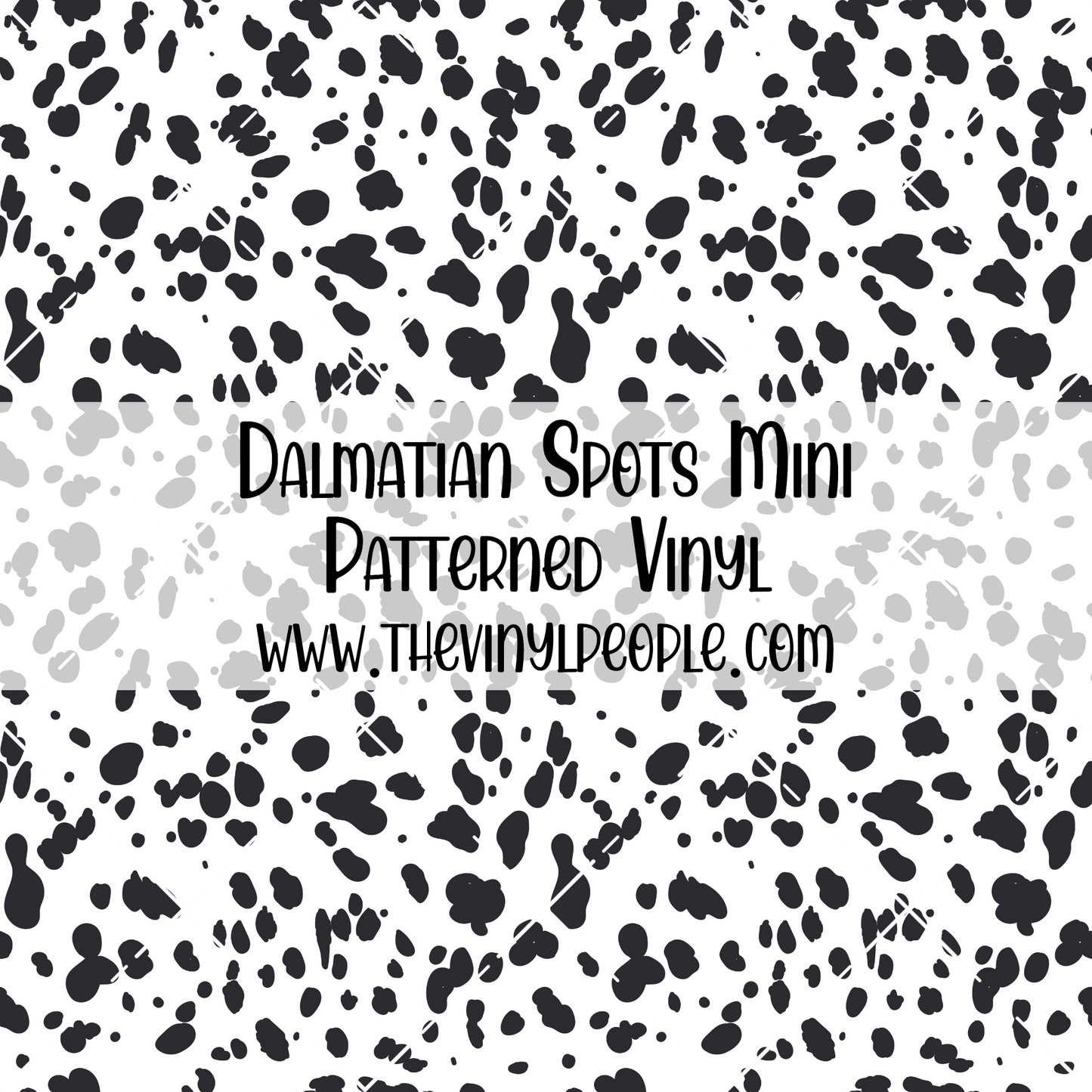 Dalmatian Spots Patterned Vinyl