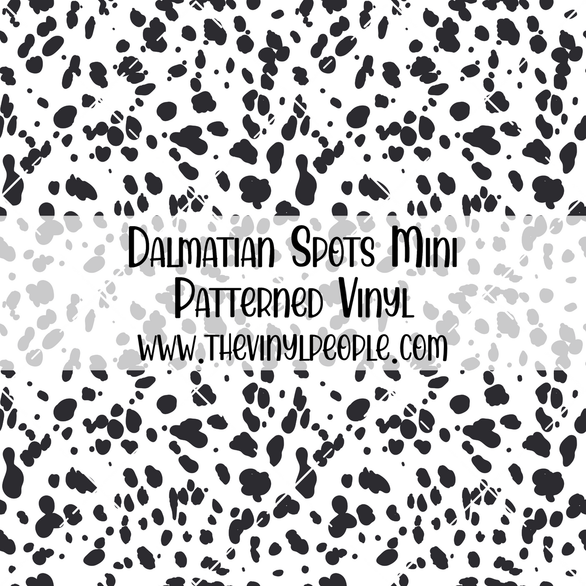 Dalmatian Spots Patterned Vinyl TheVinylPeople