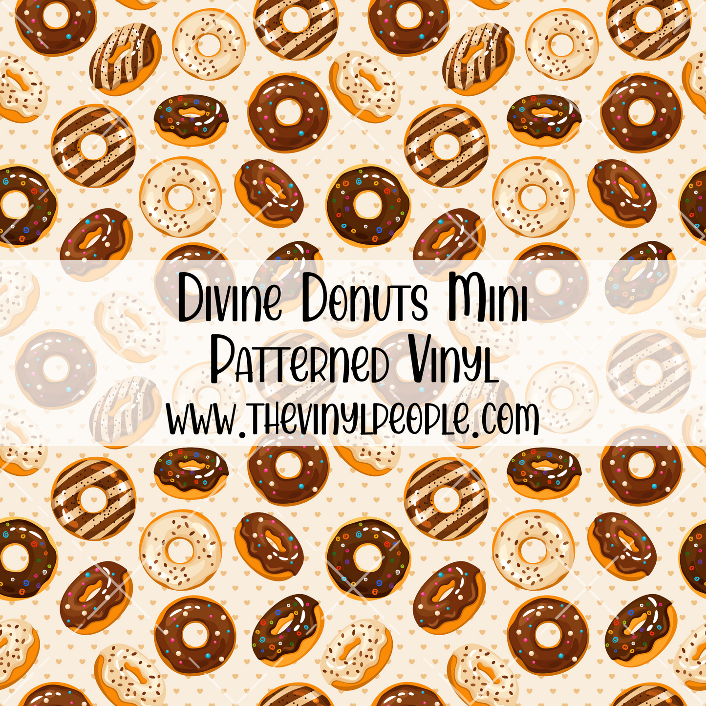 Divine Donuts Patterned Vinyl