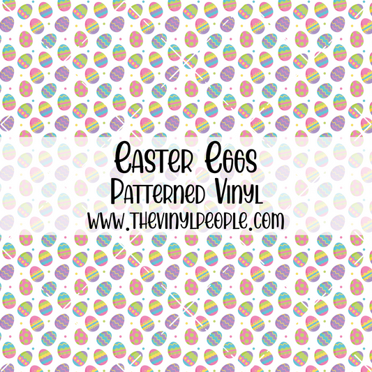 Easter Eggs Patterned Vinyl