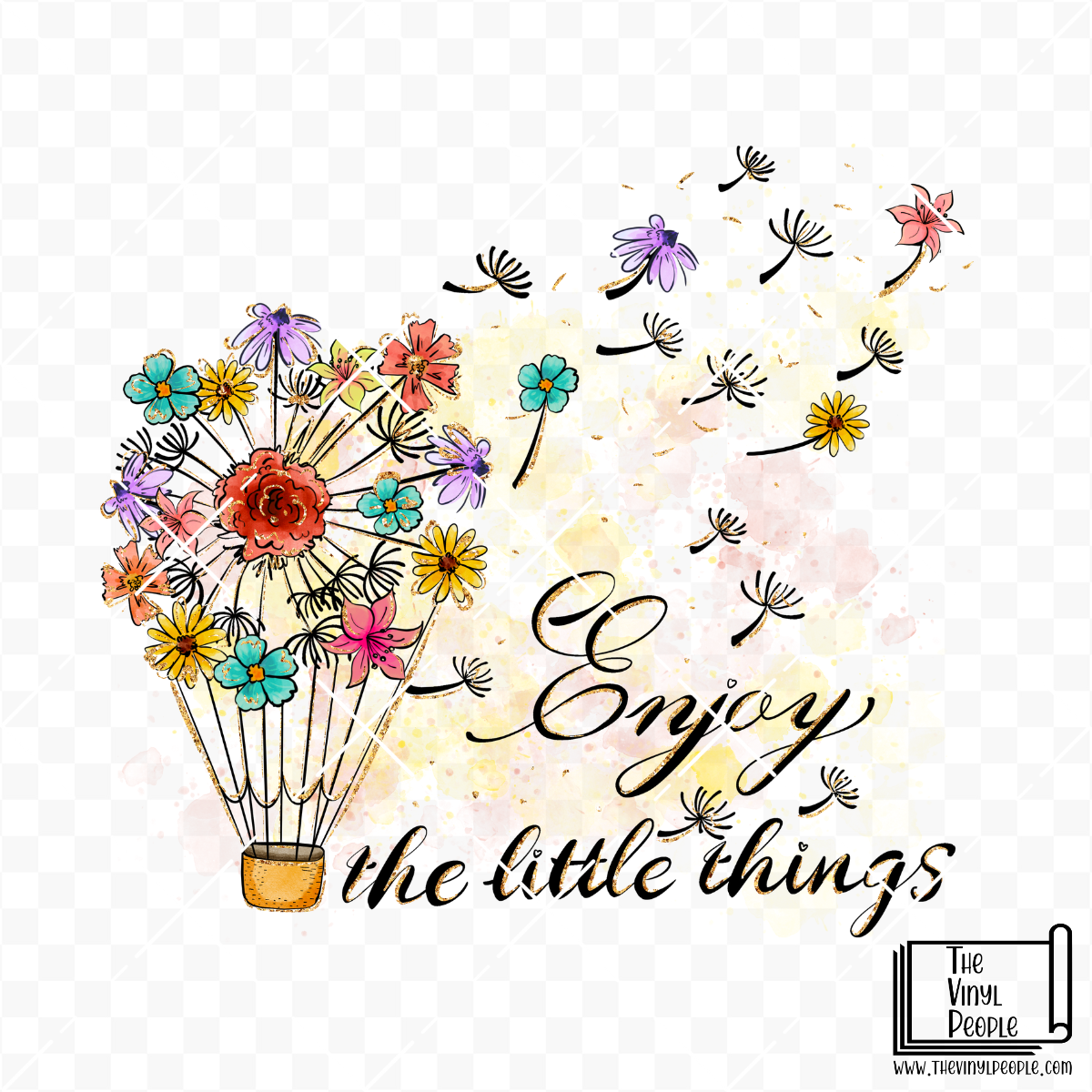 Enjoy Little Things Vinyl Decal