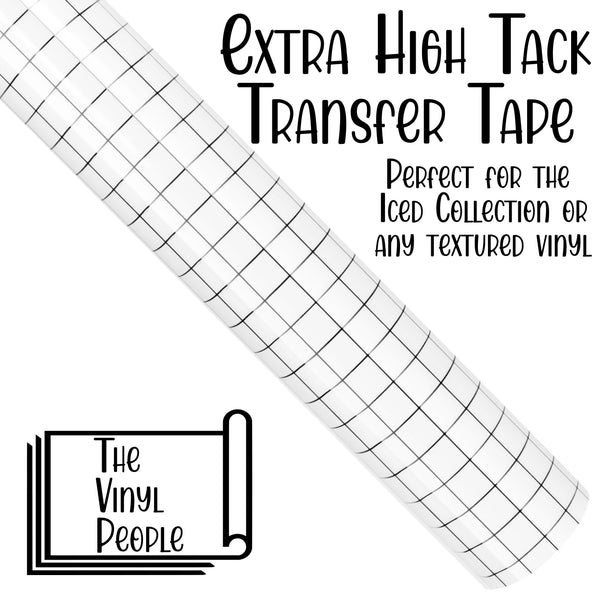 EXTRA HIGH TACK Transfer Tape with Black or Yellow Gridlines