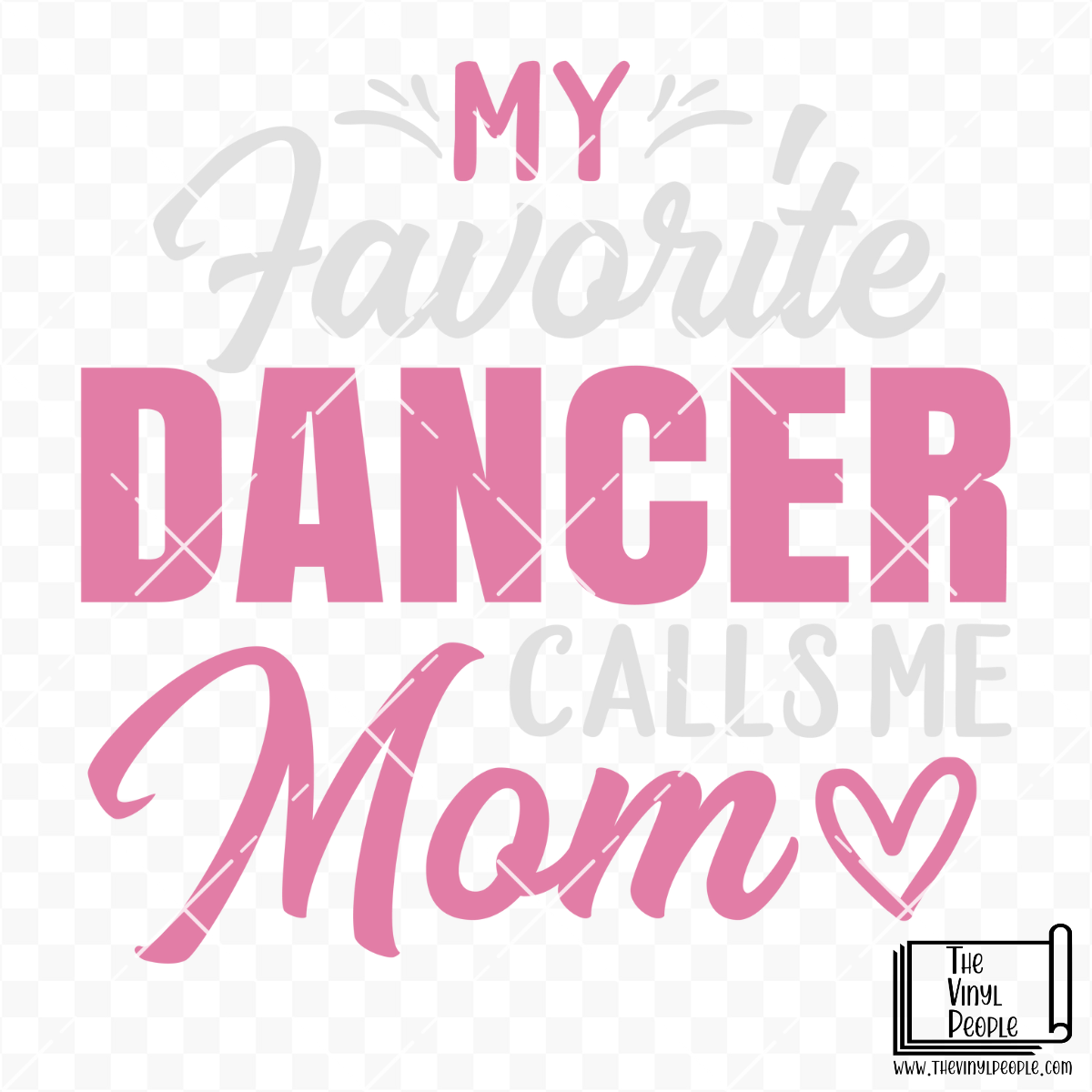 Favorite Dancer Mom Vinyl Decal