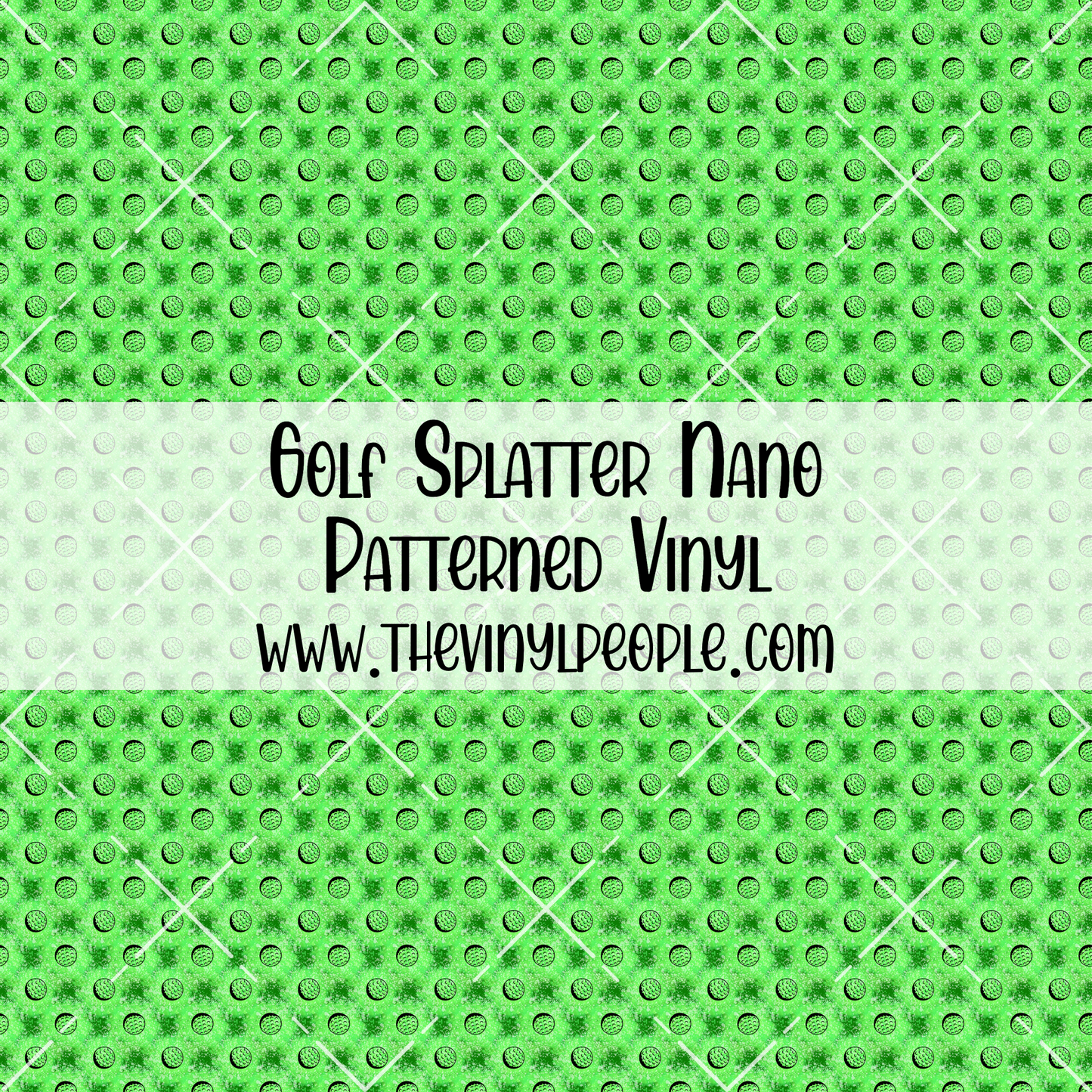 Golf Splatter Patterned Vinyl