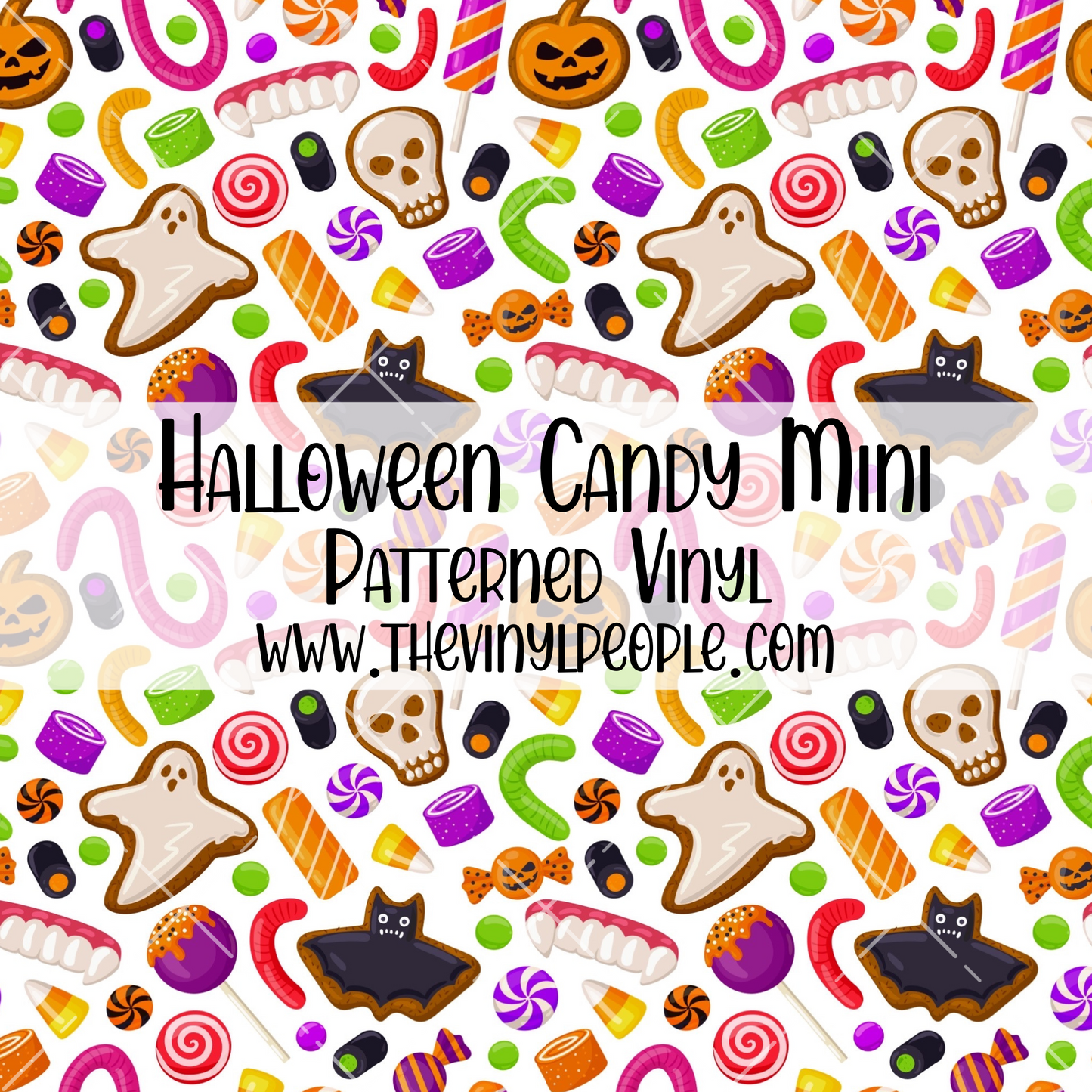 Halloween Candy Patterned Vinyl