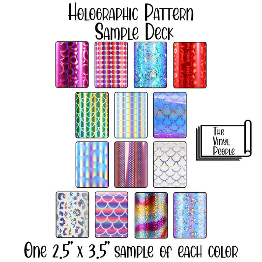 Holographic Pattern Sample Deck