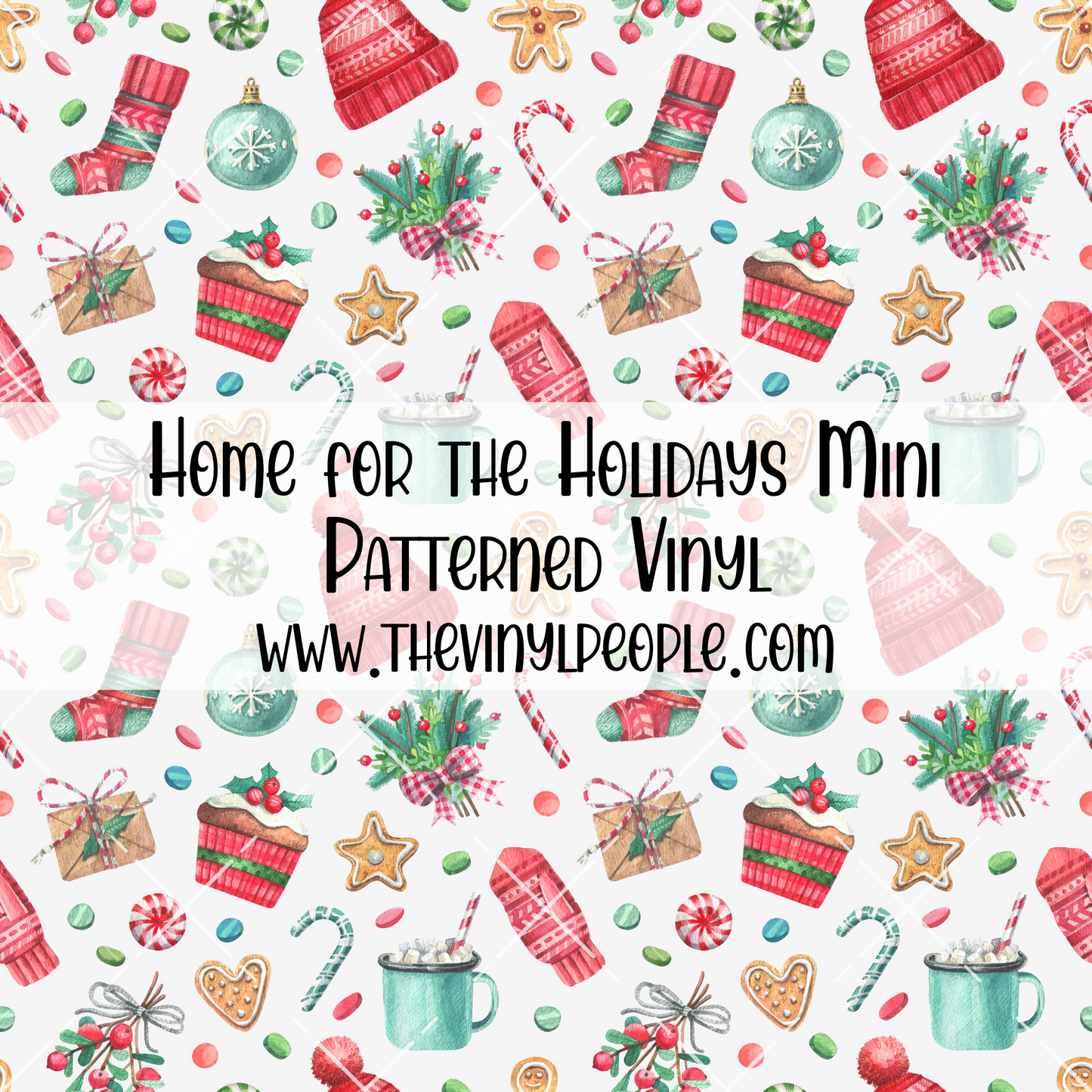 Home for the Holidays Patterned Vinyl