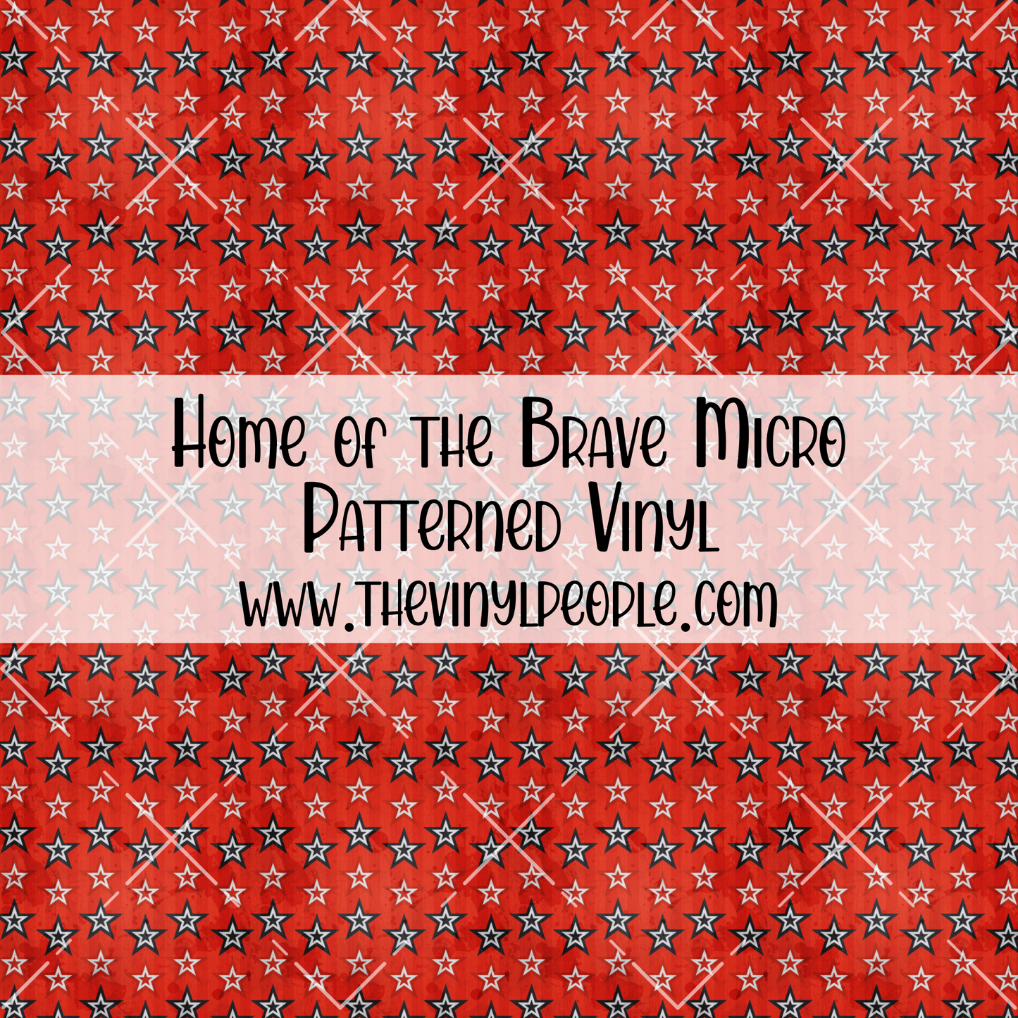 Home of the Brave Patterned Vinyl