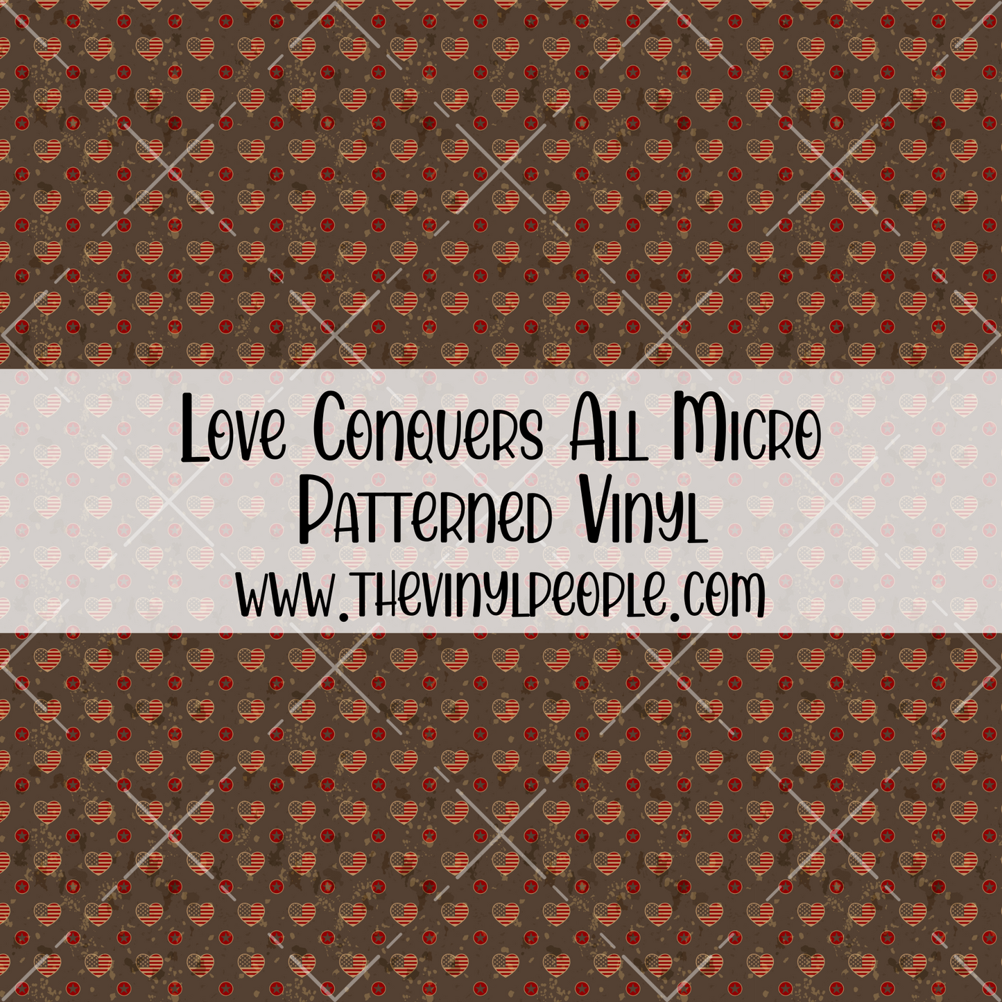 Love Conquers All Patterned Vinyl