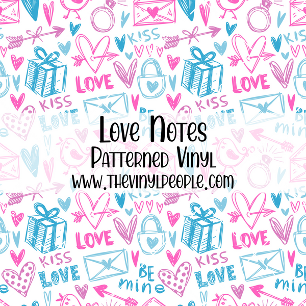 Love Notes Patterned Vinyl