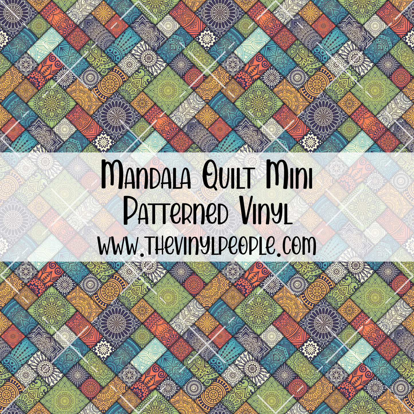 Mandala Quilt Patterned Vinyl