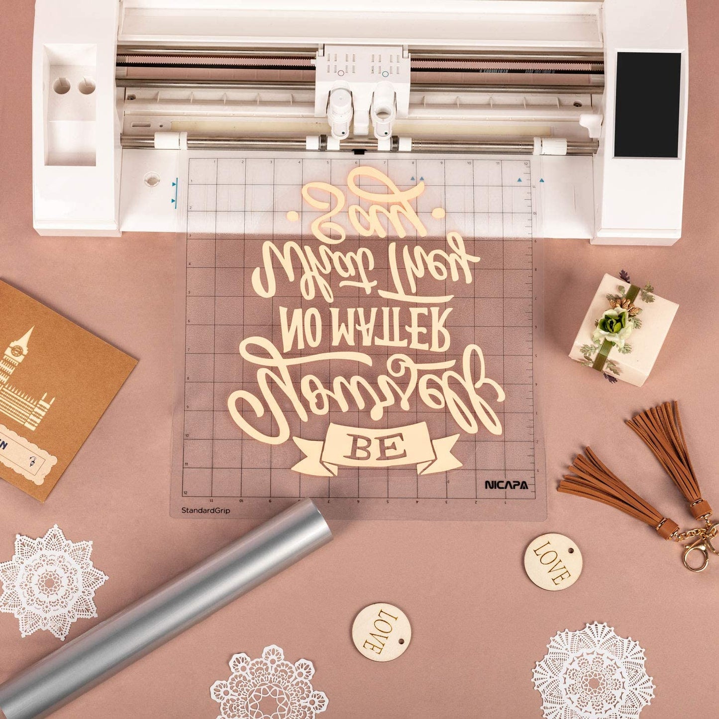 NICAPA 12x12 Silhouette Cameo Cutting Mat - STANDARD GRIP