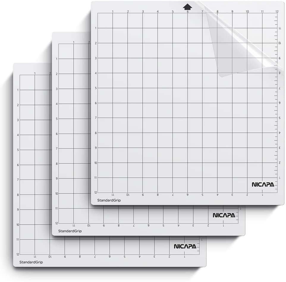 NICAPA 12x12 Silhouette Cameo Cutting Mat - STANDARD GRIP