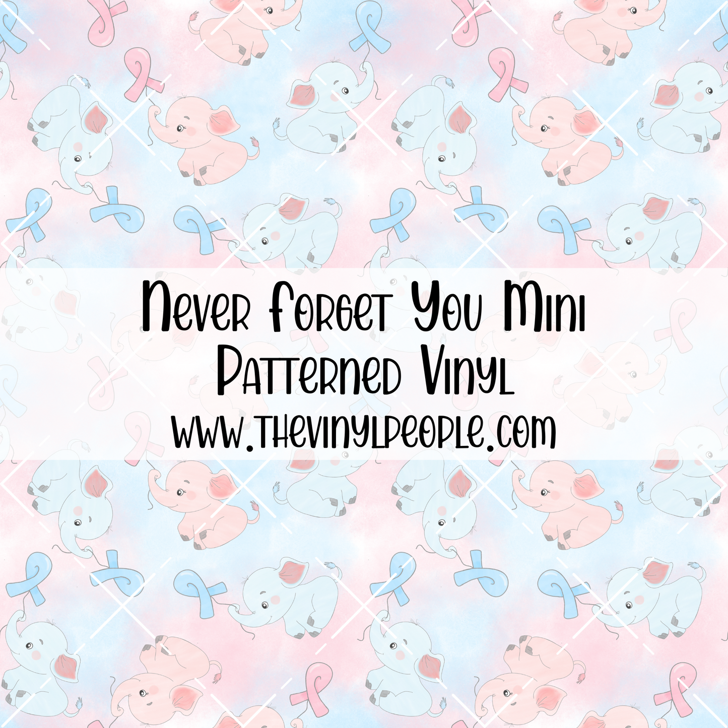 Never Forget You Patterned Vinyl