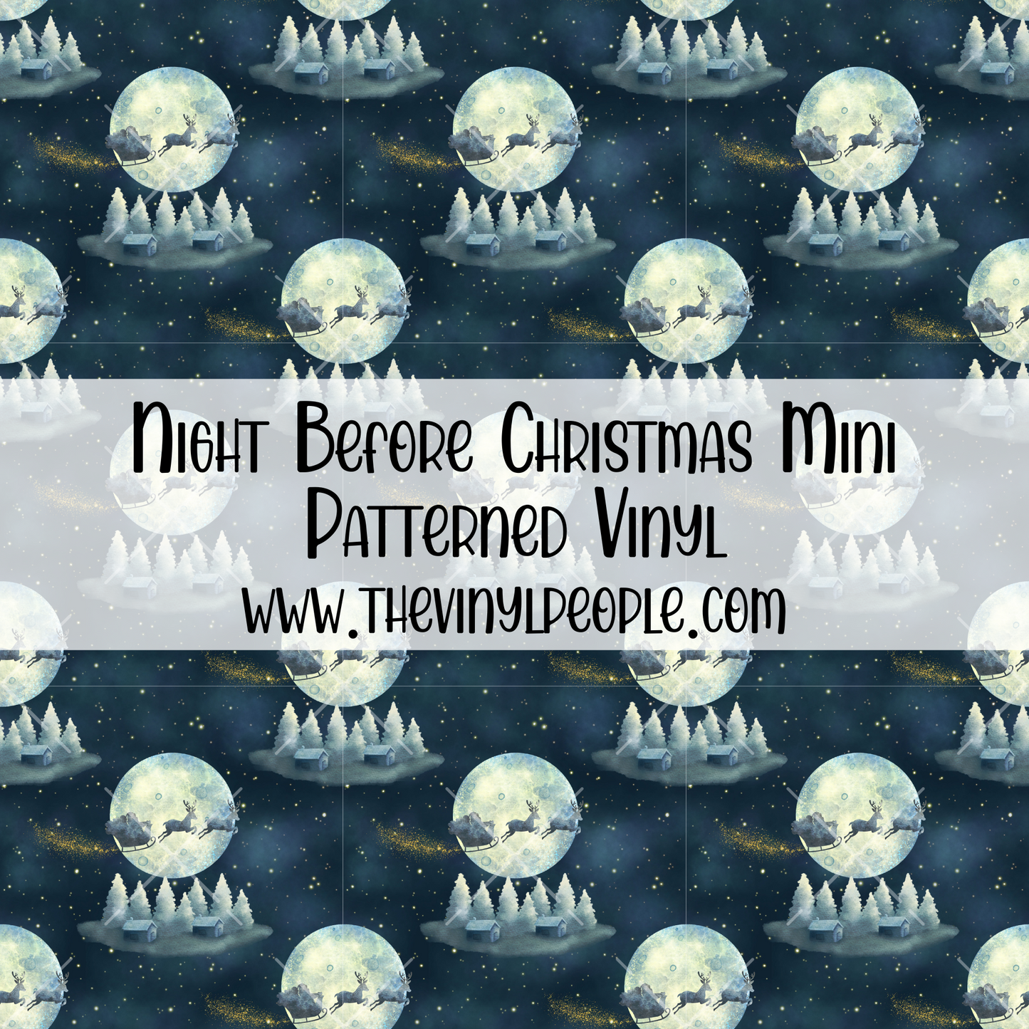 Night Before Christmas Patterned Vinyl